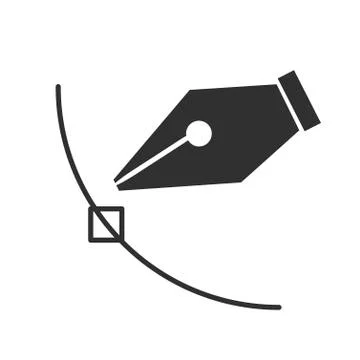 Vector icon vector pen Stock Illustration