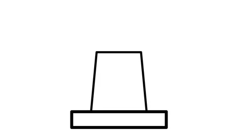 Vector icon of a video camera, featuring a lens and recording button, set a.. Stock Footage 333233055