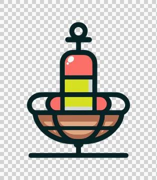 Vector icon for web flat design 스톡 일러스트