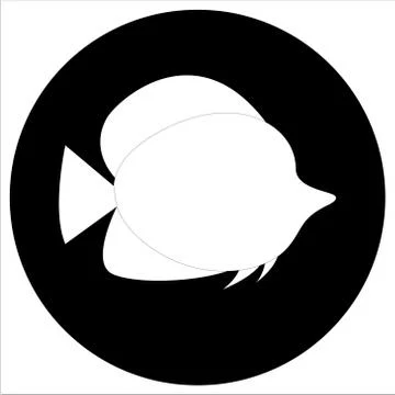 Vector  icons and illustrations fish - Vector Stock Illustration