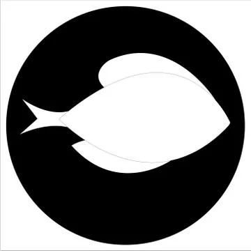 Vector  icons and illustrations fish - Vector Stock Illustration