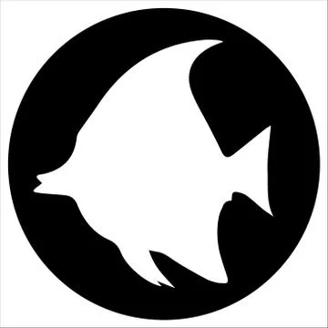 Vector  icons and illustrations fish - Vector Stock Illustration