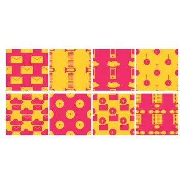 Vector icons of cloud computing イラスト素材