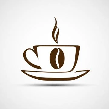 Vector icons to a cup of coffee Stock-Illustration