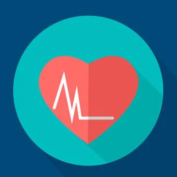 Vector icons in flat design on the theme sport Stock Illustration