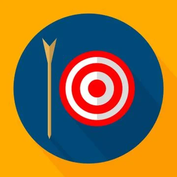 Vector icons in flat design on the theme sport Stock Illustration