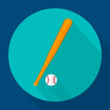 Vector icons in flat design on the theme sport Stock Illustration