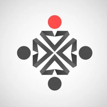 Vector icons of man Creative simple design Stock Illustration