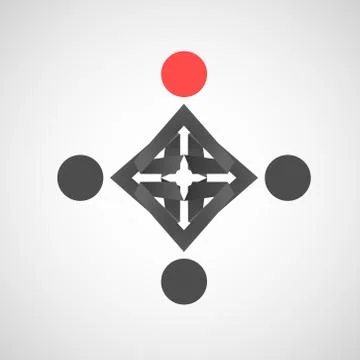 Vector icons of man Creative simple design Stock Illustration