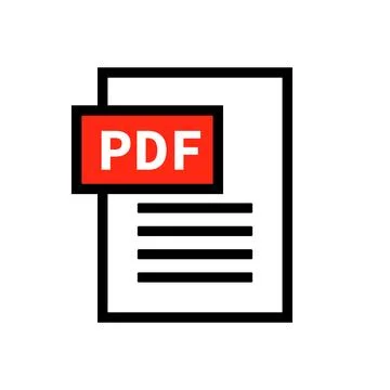 Vector icons for PDF files. Ideal for displaying in electronic documents. イラスト素材