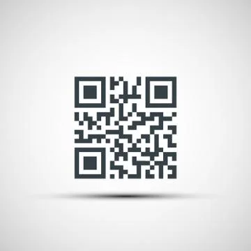 Vector icons qr code Illustrazione stock