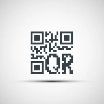 Vector icons qr code Stockillustratie