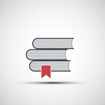 Vector icons stacks of books Stock-Illustration