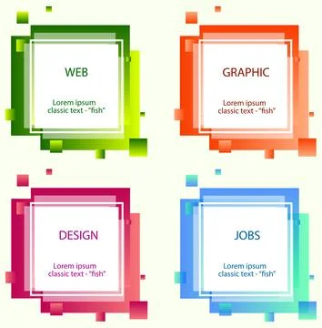 Vector icons for web page design. Stock Illustration