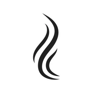 Vector illstration of aroma icon. Flat design. Isolated. Illustrazione stock