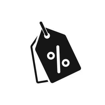 Vector illstration of discoint icon. Flat design. Isolated. 스톡 일러스트