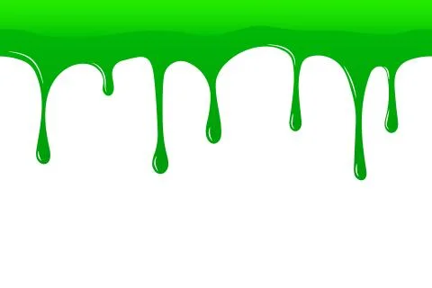 Vector illstration of green slime seamless background. Isolated. Stock Illustration