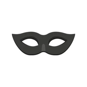 Vector illstration of mask on white background. Isolated. Stock Illustration