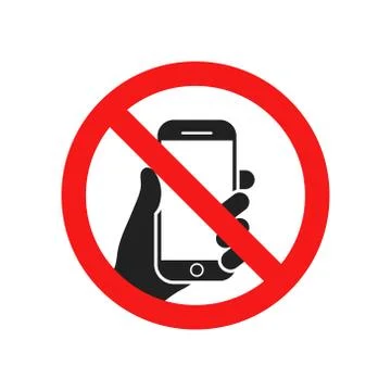 Vector illstration of n phone use icon. Flat design. Isolated. Stock Illustration