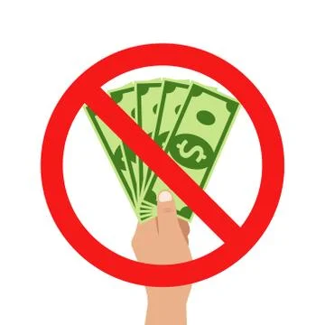 Vector illstration of no corruption icon. Flat design. Isolated. Stock Illustration