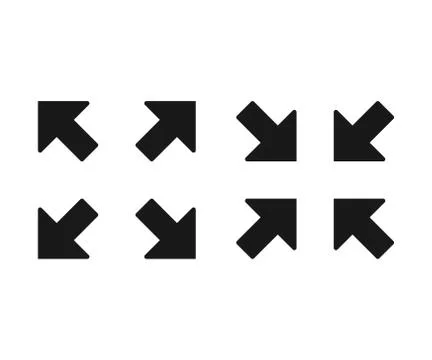 Vector illstration of scale icons set. Flat design. Isolated. Stock Illustration