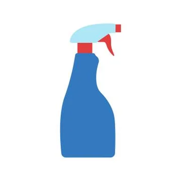 Vector illstration of spray bottle on white background. Isolated. 스톡 일러스트