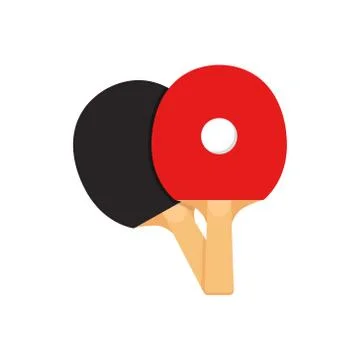 Vector illstration of table tennis icon. Isolated. Stock Illustration