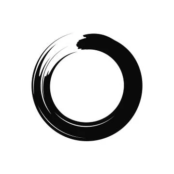 Vector illstration of zen sign on white background. Isolated. Stock Illustration