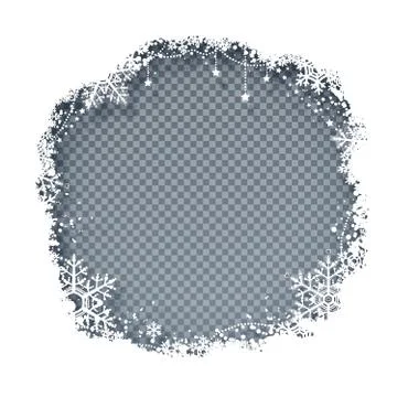 Vector illustraiton of Christmas frame Stock Illustration