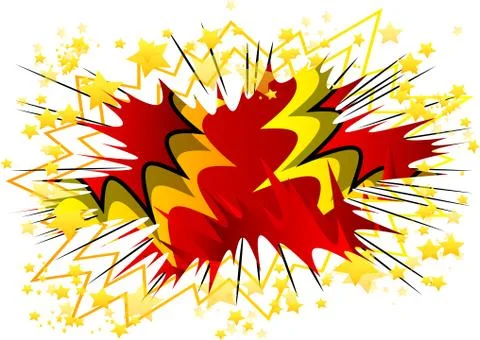 Vector illustrated cartoon, comic book style background. Stock Illustration