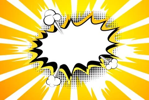 Vector illustrated cartoon, comic book style background. Stock Illustration