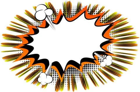 Vector illustrated cartoon, comic book style background. Stock Illustration