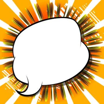 Vector illustrated comic book style background with speech bubbles. 스톡 일러스트