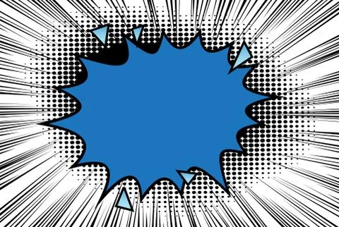 Vector illustrated comic book style abstract background. Stockillustratie