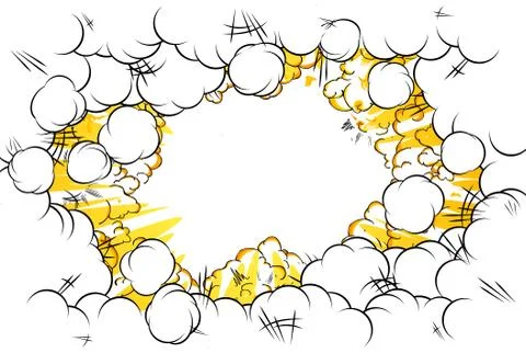Vector illustrated comic book style abstract background. Stockillustratie