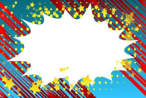 Vector illustrated comic book style abstract background. Stockillustratie