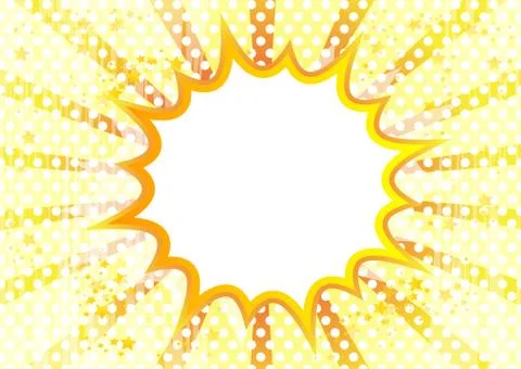 Vector illustrated comic book style explosions background. 스톡 일러스트