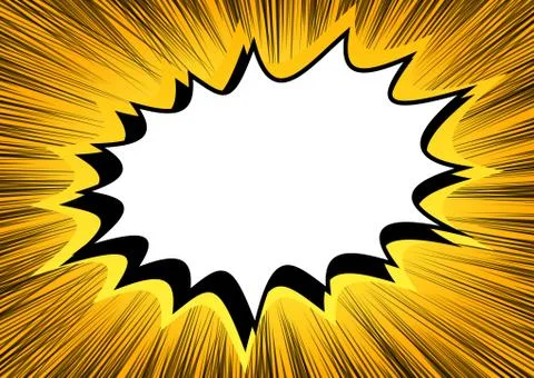 Vector illustrated comic book style explosions background. 스톡 일러스트