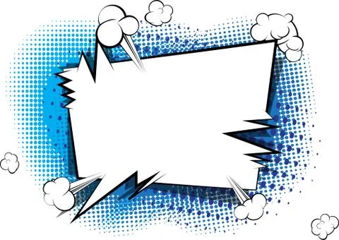 Vector illustrated comic book style explosions background. 스톡 일러스트