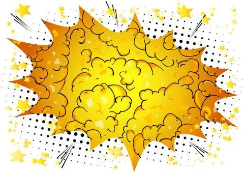 Vector illustrated retro comic background, pop art vintage style. Stockillustratie