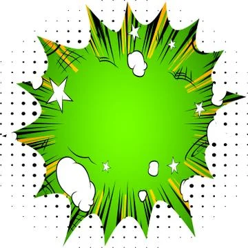 Vector illustrated retro comic background, pop art vintage style. イラスト素材