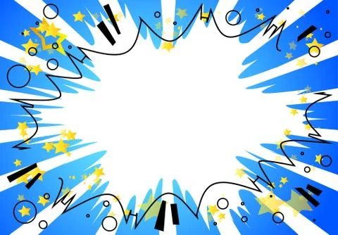 Vector illustrated retro comic background, pop art vintage style. 스톡 일러스트