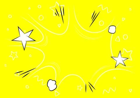 Vector illustrated retro comic background, pop art vintage style. Stock Illustration