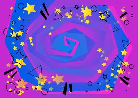 Vector illustrated retro comic background, pop art vintage style abstract bac イラスト素材