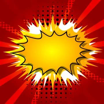 Vector illustrated retro comic book background. Pop art vintage style backdro Stockillustratie