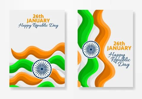 Vector Illustration of 26th of January, Republic Day Celebration of India. 库存插图