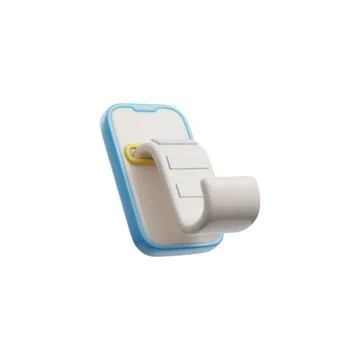 Vector illustration 3D smartphone with a receipt and pay application on a white Stock Illustration