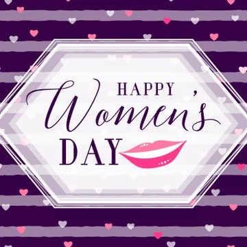 Vector illustration of 8 march womens day greeting Stock Illustration