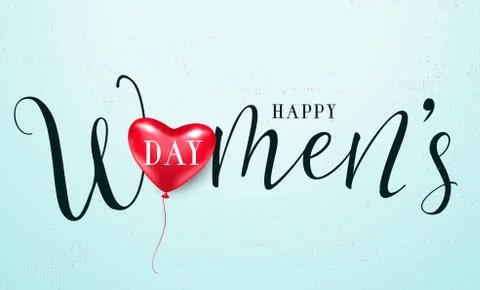 Vector illustration of 8 march womens day greeting Stock Illustration