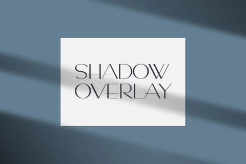 Vector illustration of a4 paper mockup with realistic shadow overlay effect Stock Illustration